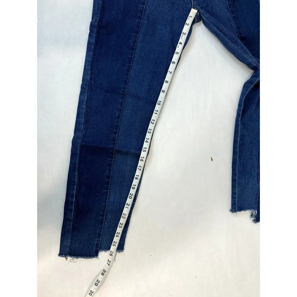 Romeo & Juliette Couture High-Rise Jeans Raw Hem -- Size M (28)